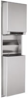 B-3979 墙面可转换自动、通用滚轴纸巾盒/垃圾箱组合柜 Surface Mounted Convertible Automatic, Universal Roll Towel Dispenser/Waste Receptacle
